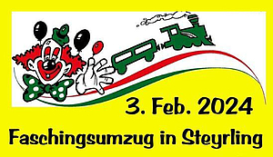 Anküdigung Faschingsumzug 2023